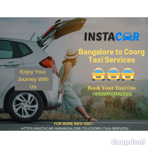 Bangalore To Coorg Taxi One Way | Discounts on Booking ?